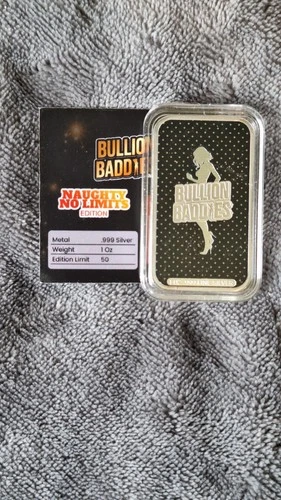 1 oz bullion baddies "Bubbly Britney" Naughty No Limits W/COA