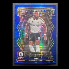 Adama Traore 2024-2025 Panini Select Premier League #5 Blue Prizm Equalizers