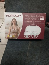 NEW MOMCOZY M5 HANDS-FREE Breast Pump Set Double Pumps BPA FREE - SEALED