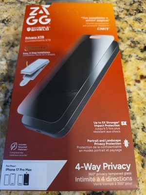ZAGG Invisible Shield Glass Privacy Screen Protector for the iPhone 17 Pro Max