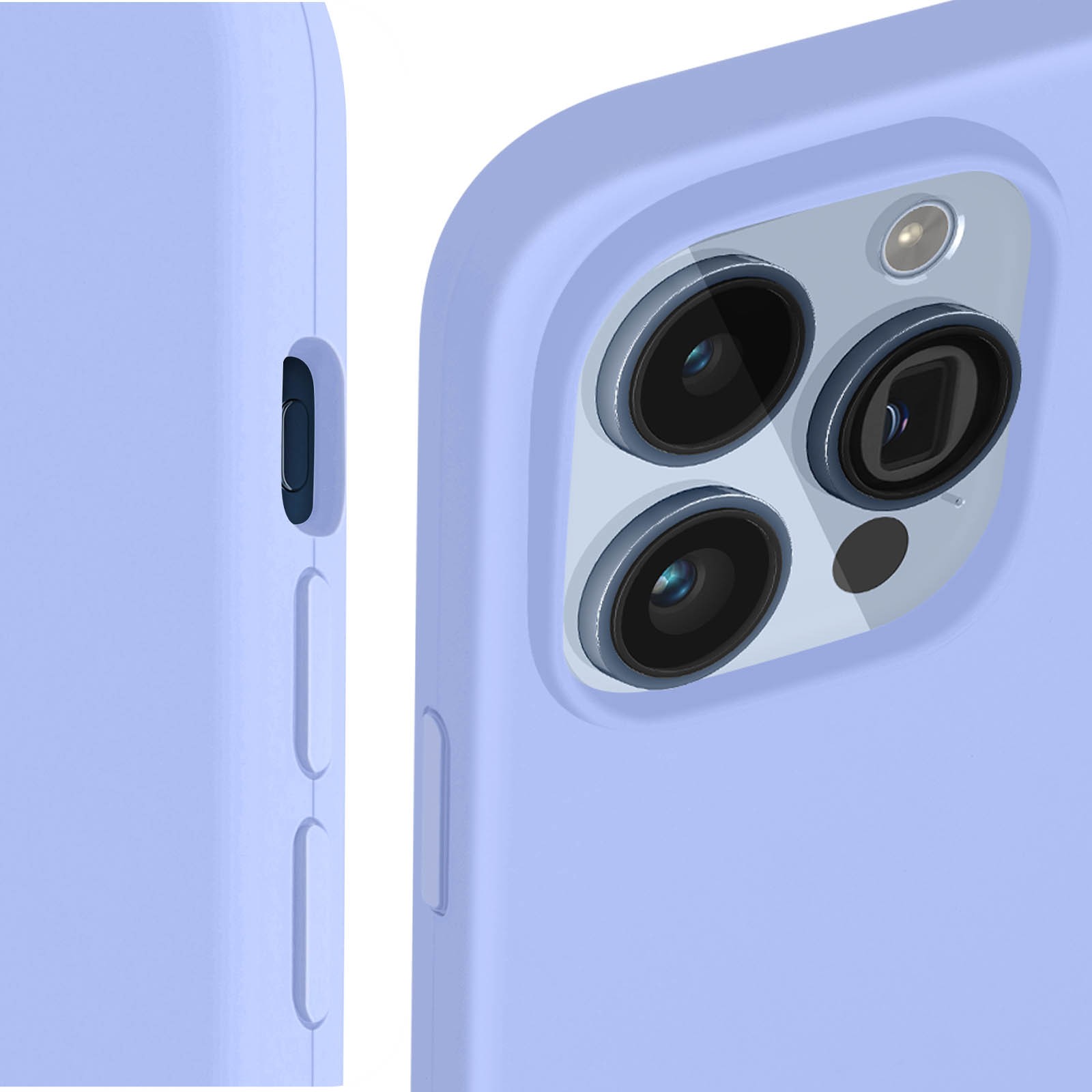 Coque iPhone 15 Pro Max lavande anti-rayures : protection fine et légère - 4