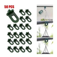 50X Plastic Greenhouse Hanging Crop Hooks Hangers Clip Garden Accessories NEW
