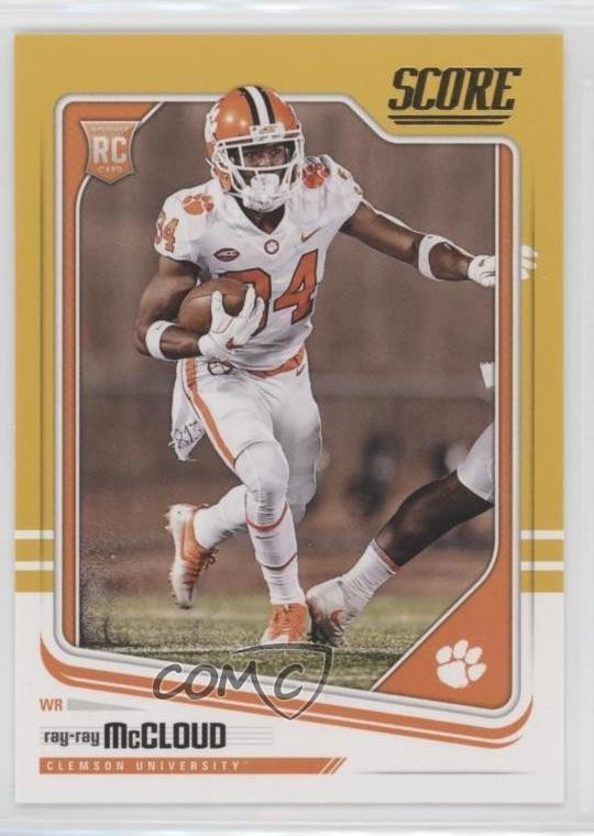 2018 Score Rookies Gold Ray-Ray McCloud #406 Rookie RC 0vd6
