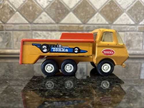Tonka Mini Indy Race Car Transporter Hauler Vintage, No Car