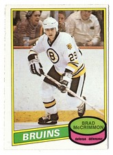 Brad McCrimmon 1980-81 O-Pee-Chee Rookie Card (RC) #354. rookie card picture
