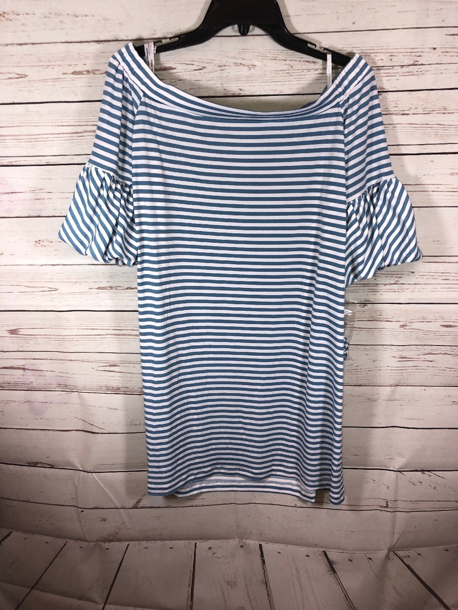 Striped Dresses Donna Morgan Off The Shoulder Dress Donna Morgan