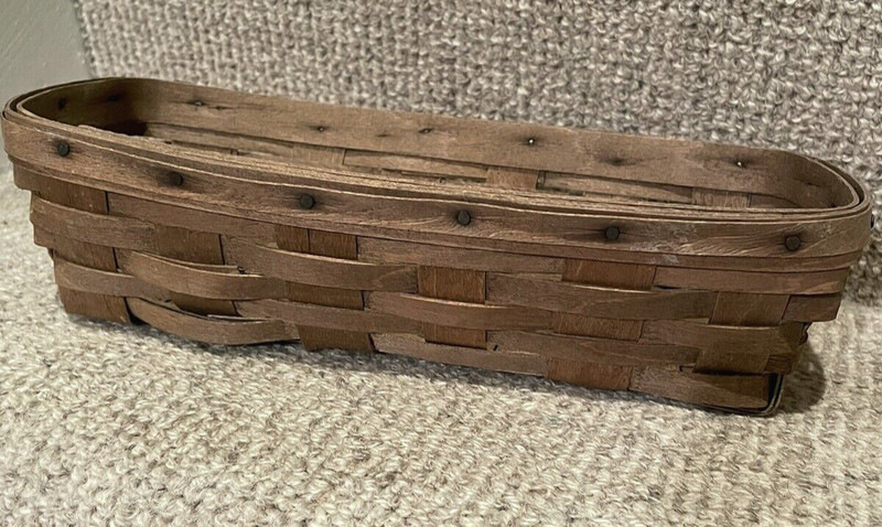Longaberger Cracker Basket 1983 Signed