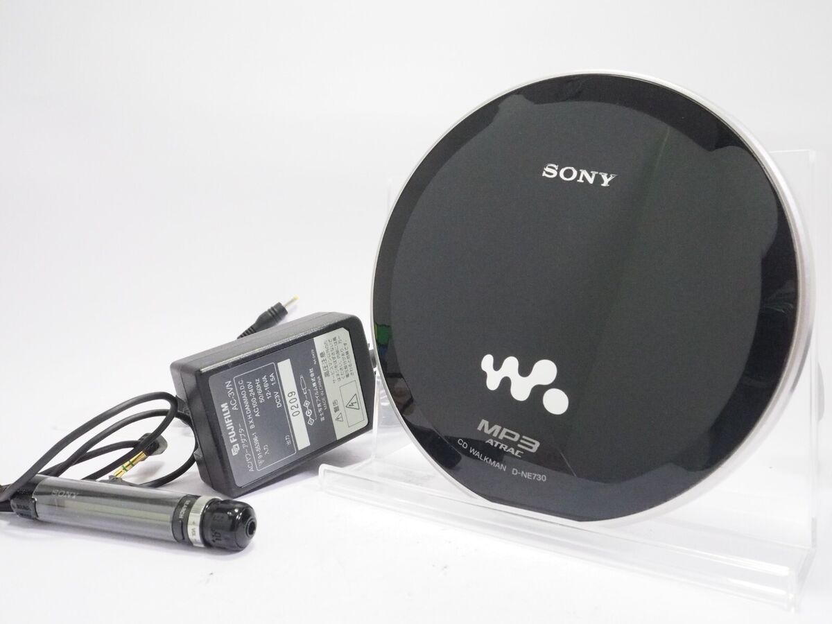 SONY CD Walkman portable CD player D-NE730 Black Working SONY CD Walkman portable CD player D-NE730 Black Working