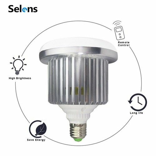 3200K~5500K E27 105W LED Video Light Bulb Lamp w/ Remote Control Photo Studio - Picture 6 of 8