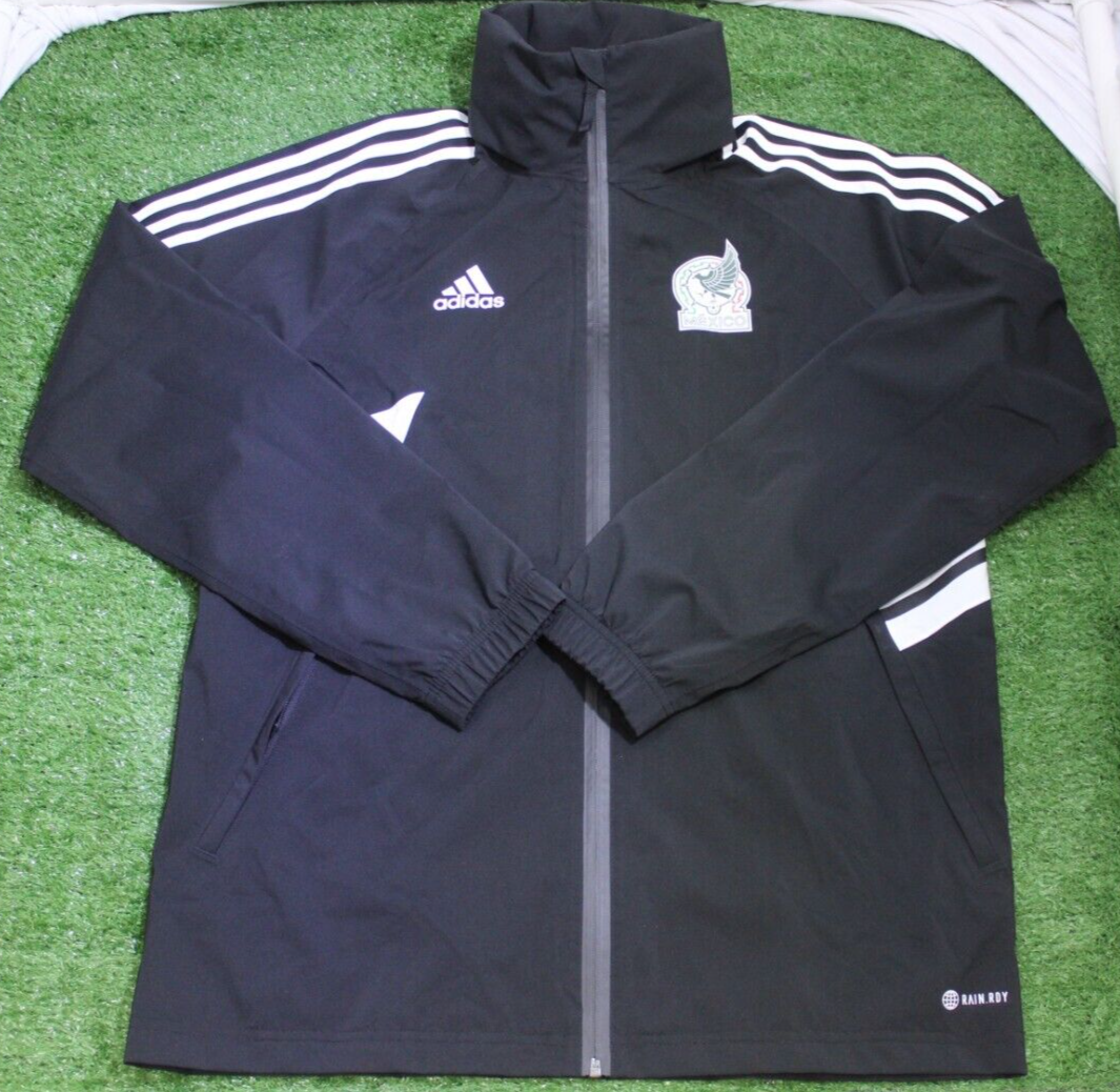 Mexico Adidas Jacket Men 2022 Black Windbreaker | eBay