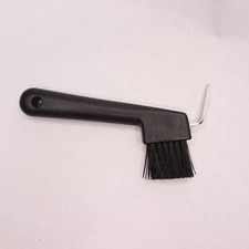Hoof Pick with Brush Rubber Black 245859