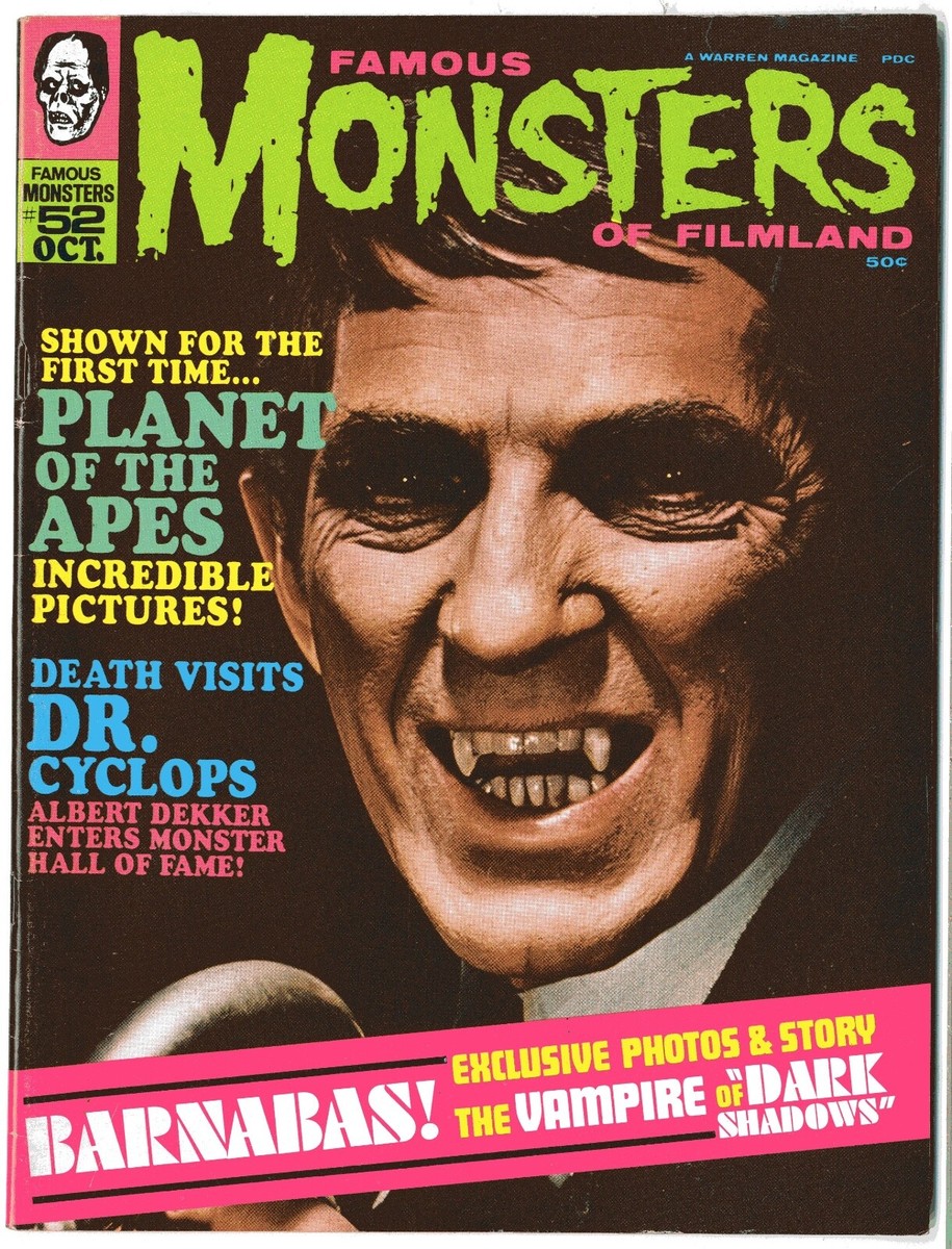 Famous Monsters of Filmland Magazine # 52 VERY FINE- Oct. 1968