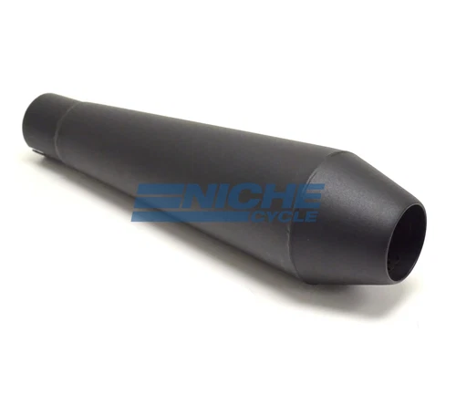 12" Stainless Steel Performance Motorcycle Muffler Reverse Cone  1.75"