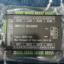 DMX 512 Decoder 8 Channel Output Imput Switzerland Dc5v-24v