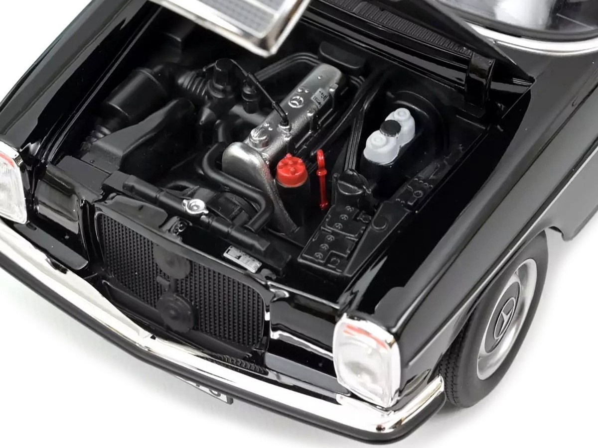 1968 Mercedes-Benz 200 Taxi Black 1/18 Diecast Model Car by