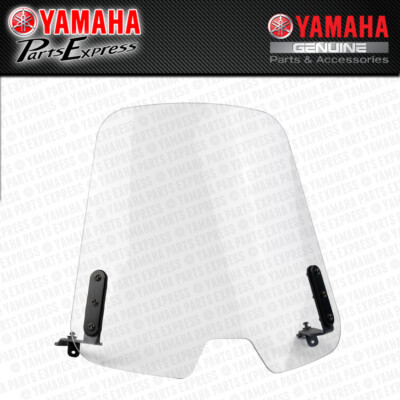 2022 - 2024 YAMAHA ZUMA 125 YW125 OEM WINDSHIELD KIT W/ HARDWARE BJC-F83J0-V0-00
