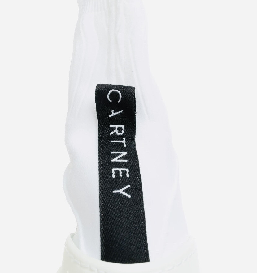 STELLA MCCARTNEY Sock Sneakers US 8 Branded Strap Made in Italy RRP €580 image 8