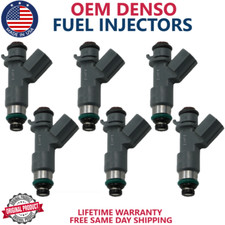 X6 Genuine Denso Fuel Injectors For 2013-2016 Acura Rdx 3.5l V6 16450-r70-a01
