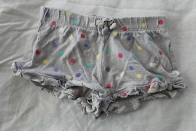 SIZE 1 EMERSON JUNIOR GREY POLKA DOT COTTON TODDLER SHORTS   POST 5+ FREE