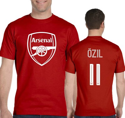 アーセナル ÖZIL 11番 ARSENAL MESUT OZIL #11 T-Shirt Front & Back Premier Soccer
