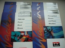 Seven WADKIN Woodworking Machine Brochures Planing Re Saws CNC & Tooling 1990s