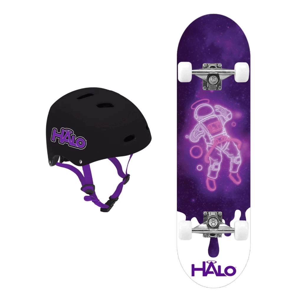 Halo Rise Above Skateboard helmet Combo unisex Purple eBay
