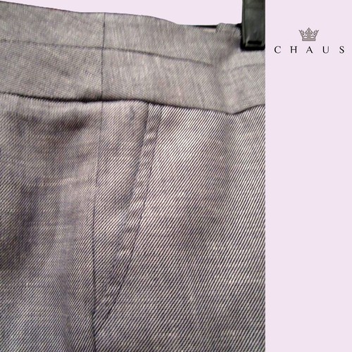CHAUS NEW MODERN CHIIC Wide Waistband Straight Wide Leg Dress Pant 14 - Picture 7 of 8