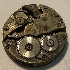 VACO Langendorf 12￼ Movement  15 Jewel For Parts Or Repair