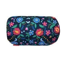 New Flower MicroBead Roll Bed Chair Cushion Neck Soft Support Back Travel Pillow