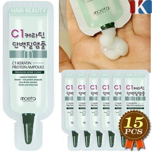 MOETA Keratin Protein Hair Ampoule x 15pcs Intensive treatment Damaged Hair Care - Picture 1 of 9