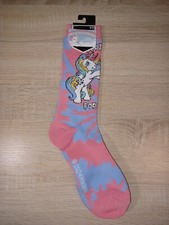 My Little Pony Tie-Dye Crew Socks Womans New /W Tags 8-12 " Friends for life "