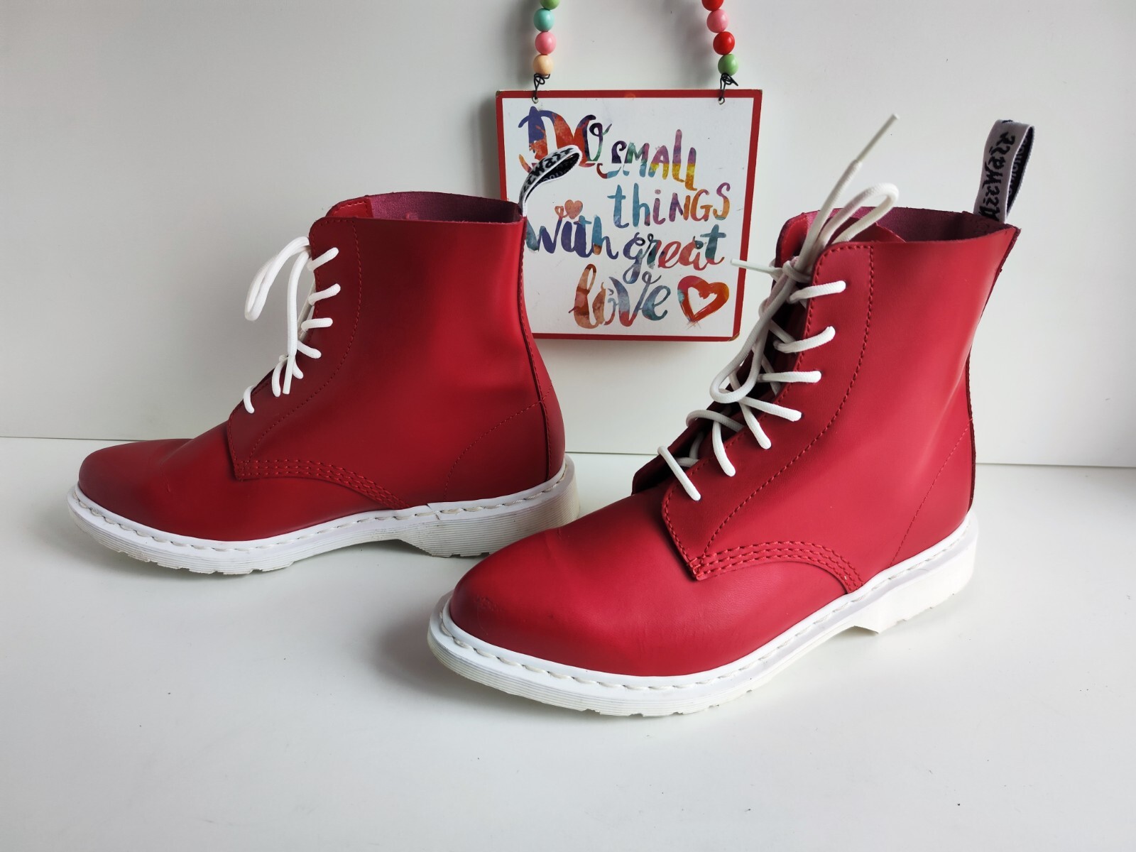 Dr Martens pascal Edith red pointed toe 1460 boot… - image 9