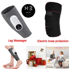 Leg Foot Massager for Circulation Relief Heat Air Compression Muscles Relax Pain