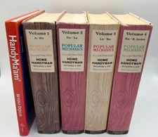 Popular Mechanics Illustrated Home Handyman  Vols 1-4  Plus Bonus Book