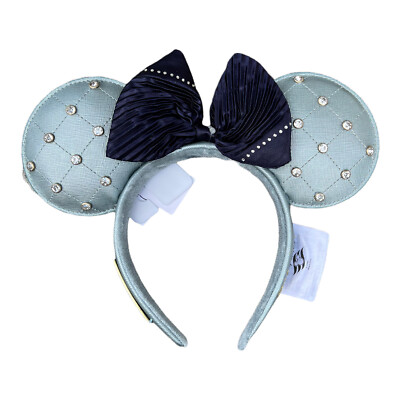 Disney Loungefly Cruise Line Blue Ear Hat Headband Wish DCL Inaugural Sailing Disney Wish Inaugural Sailings Loungefly Ears Headband  main image 3