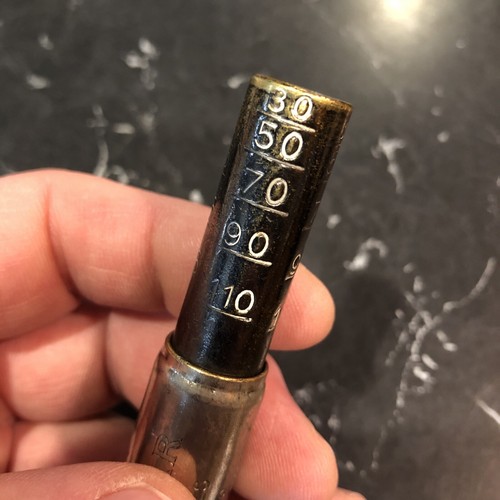 Stazione gasolio calibro pneumatici ottone universale vintage GoodYear Schrader - Foto 2 di 22