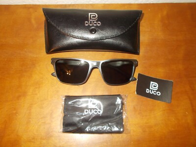 DUCO DC8207 Cat. 3 Matte Gray Frame Gray Polarized lenses Sunglasses