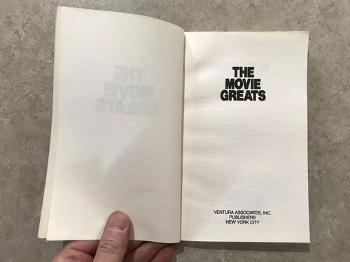 The Movie Greats- 1982 Ventura Books - Picture 2 of 6