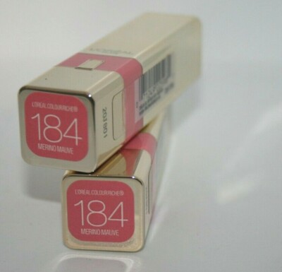 (2 pack) Loreal L'OREAL COLOUR riche 184 MERINO MAUVE  LIPCOLOR lipstick 