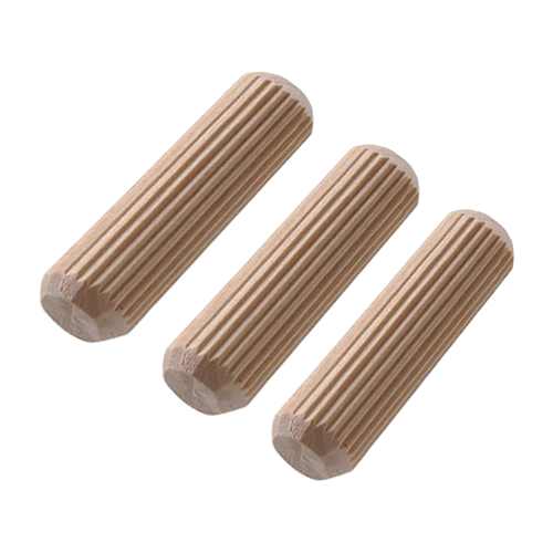 25 x Plastic and Real Wood Wooden Dowels Pin Joinery Flat Pack