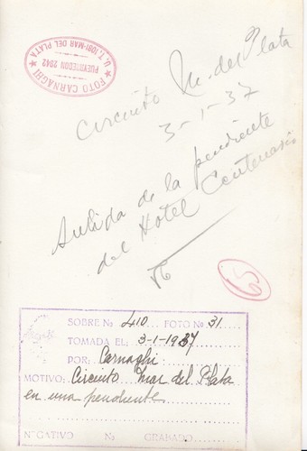 FOTO DE PRENSA PERÍODO ORIGINAL DE AMAMILCAR MAR DEL PLATA ARGENTINA 1937 - Imagen 2 de 2