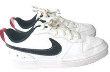 Nike Court Borough Low 2 SE Shoes Size 6 Y Sneakers White Very Berry