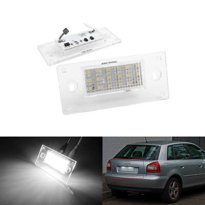 2x Canbus LED Kennzeichenbeleuchtung für Audi A4 S4 Avant B5 99-01 A3 8L 2000-03
