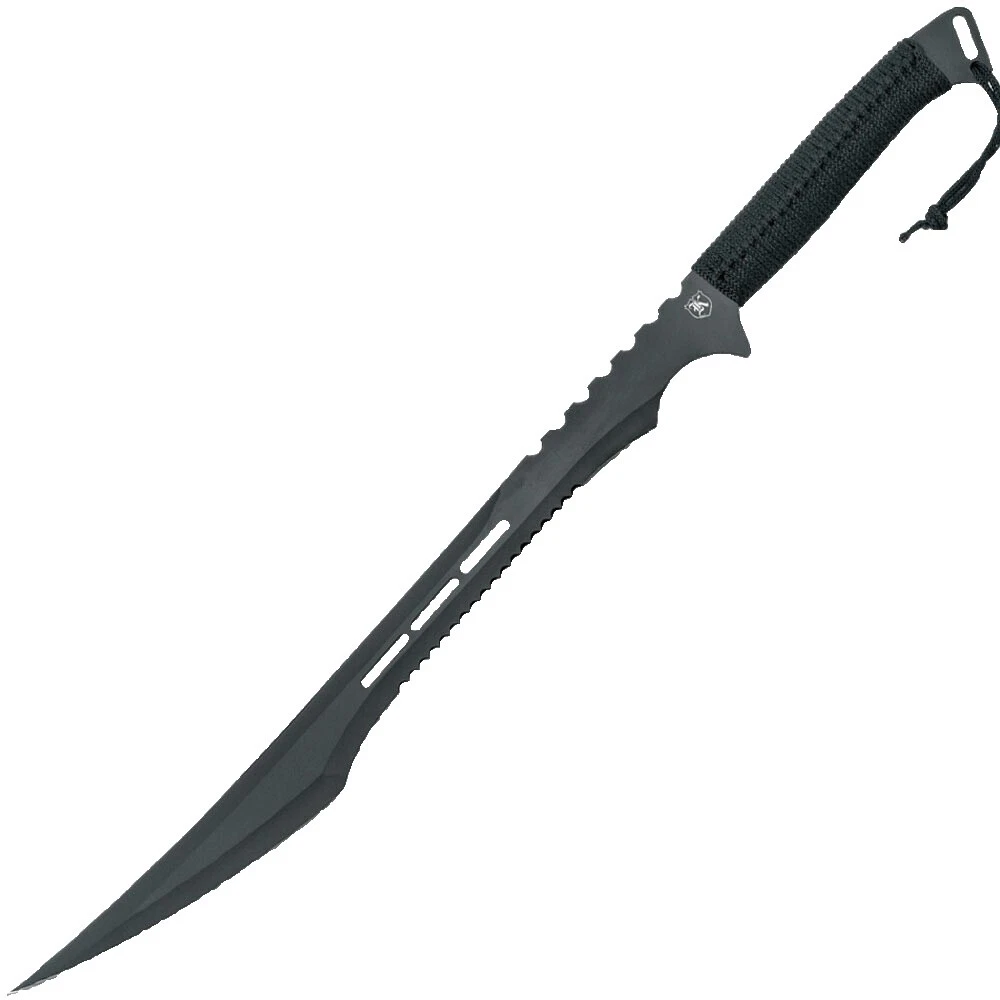 Hoja de acero inoxidable Negro Ninja espadas japonesas de colección y sables