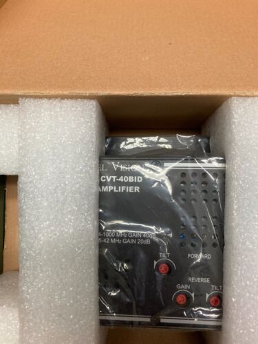 Channel Vision CVT-40BID 5-1000MHz RF Antenna/Cable Amplifier with 40DB Gain - Picture 3 of 6