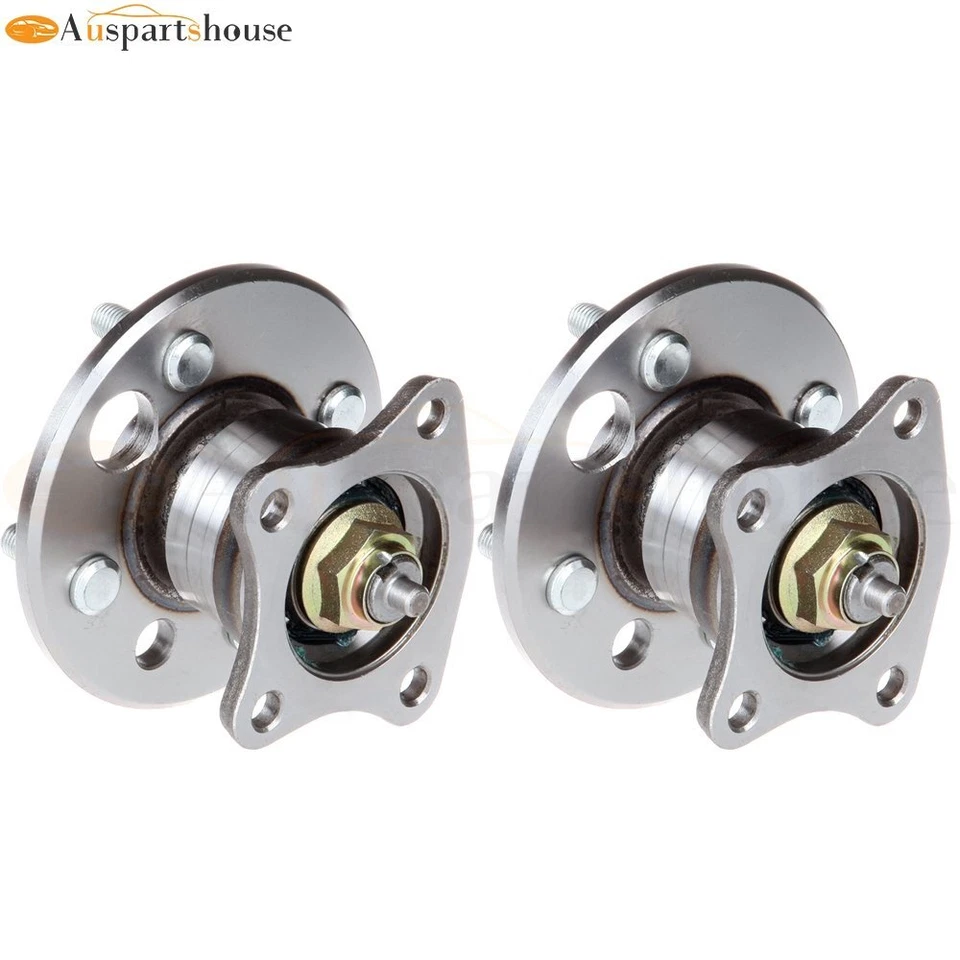 2 Rear Wheel Bearing & Hub 4 Lug For Toyota Corolla Chevrolet Prizm Geo Prizm - Image 4 of 4