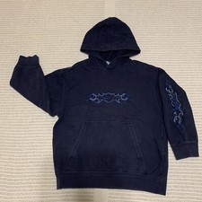 Nike Boy's Hoodie Junior Sportswear Hooded Sweatshirt Navy Blue Size Small