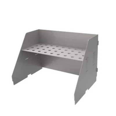 Windschutz passend für Skotti Grill, mit Ablage