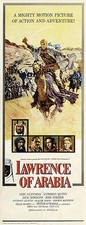 LAWRENCE D'ARABIA LOCANDINA PETER O'TOOLE ALEC GUINNESS ANTHONY QUINN HAWKINS
