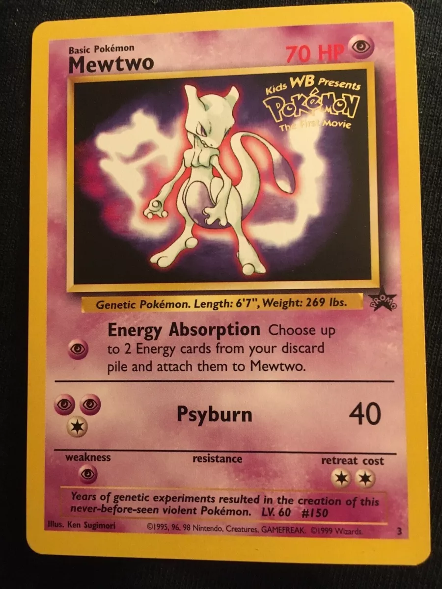 Pokemon - Mewtwo (3) - Wizards Black Star Promos